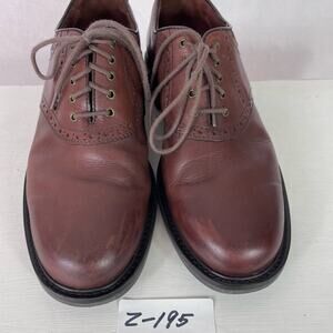 Johnston & Murphy Dress Shoe Mens 9.5M Oxfords Mens Brown Leather Lace Up